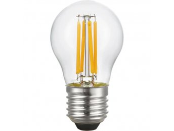 LEDluster E27 G45x80 24V DC Clear Non-Dim